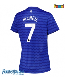 Everton Dwight McNeil #7 Tricou Fotbal Replică 2025-26 Femei Acasa